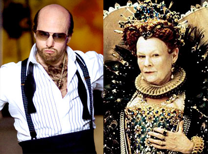 Tom Cruise, Tropic Thunder, Judi Dench, Shakespeare in Love Tom Cruise, Tropic Thunder, Judi Dench, Shakespeare in Love